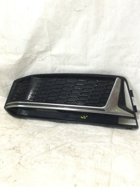 2018 Audi A4 Left Chrome Black Honeycomb Fog Light Grille OEM 8W0807681K
