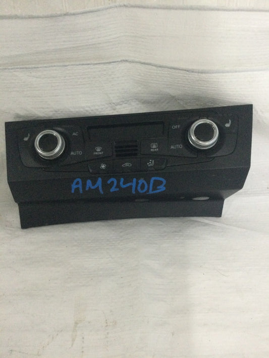 2013 Audi A4 2.0L Heater Climate Control Unit OEM 8K1820043