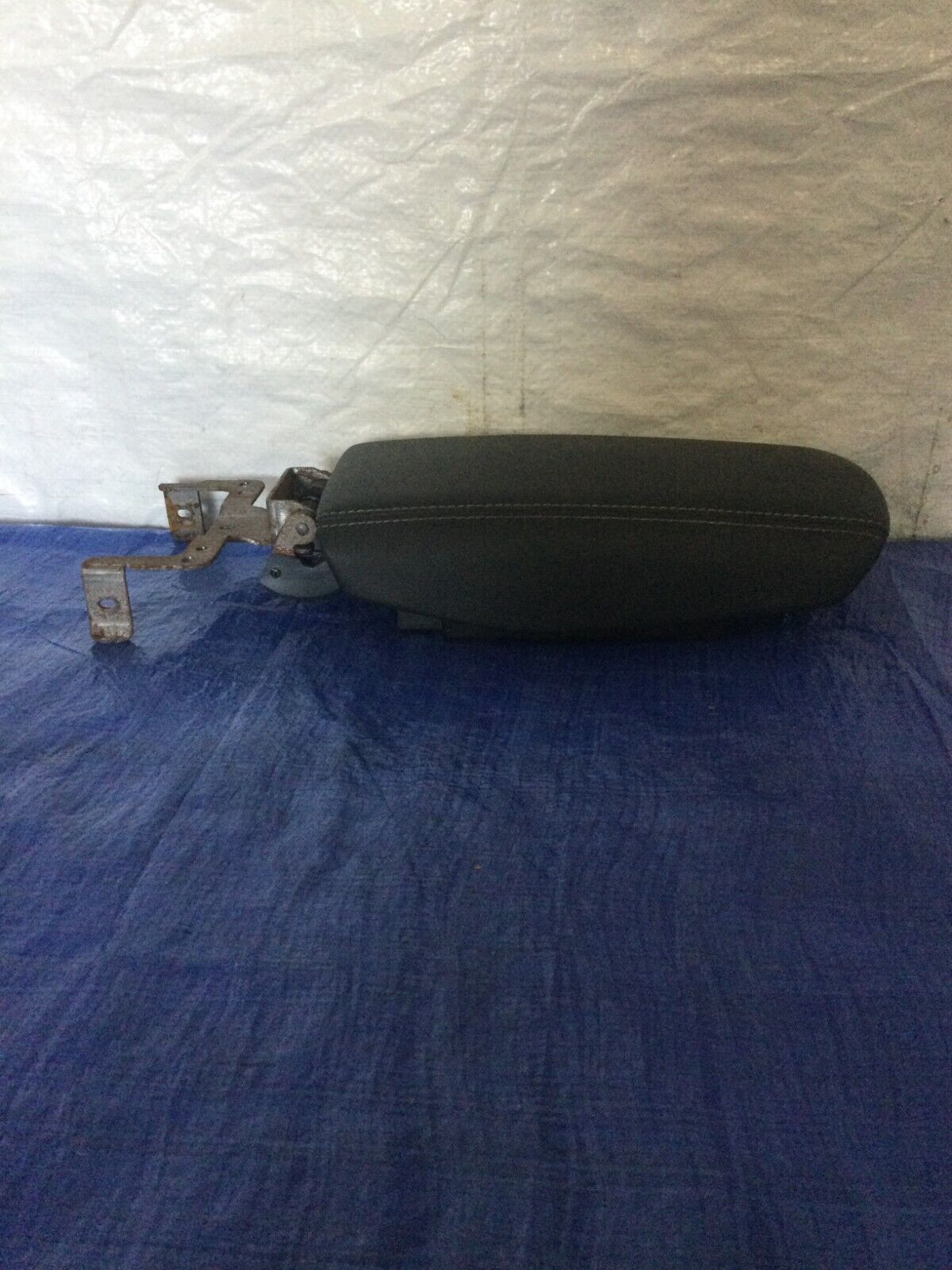 2017-2019  Ford Escape Center Console Lid Armrest Black Stitch Leather