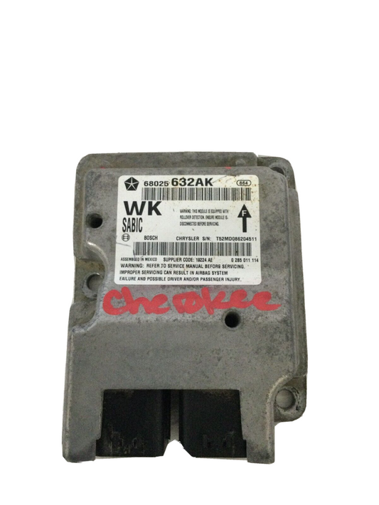 2011-2013 Jeep Grand Cherokee SRS Control Module Computer 68025632AK OEM