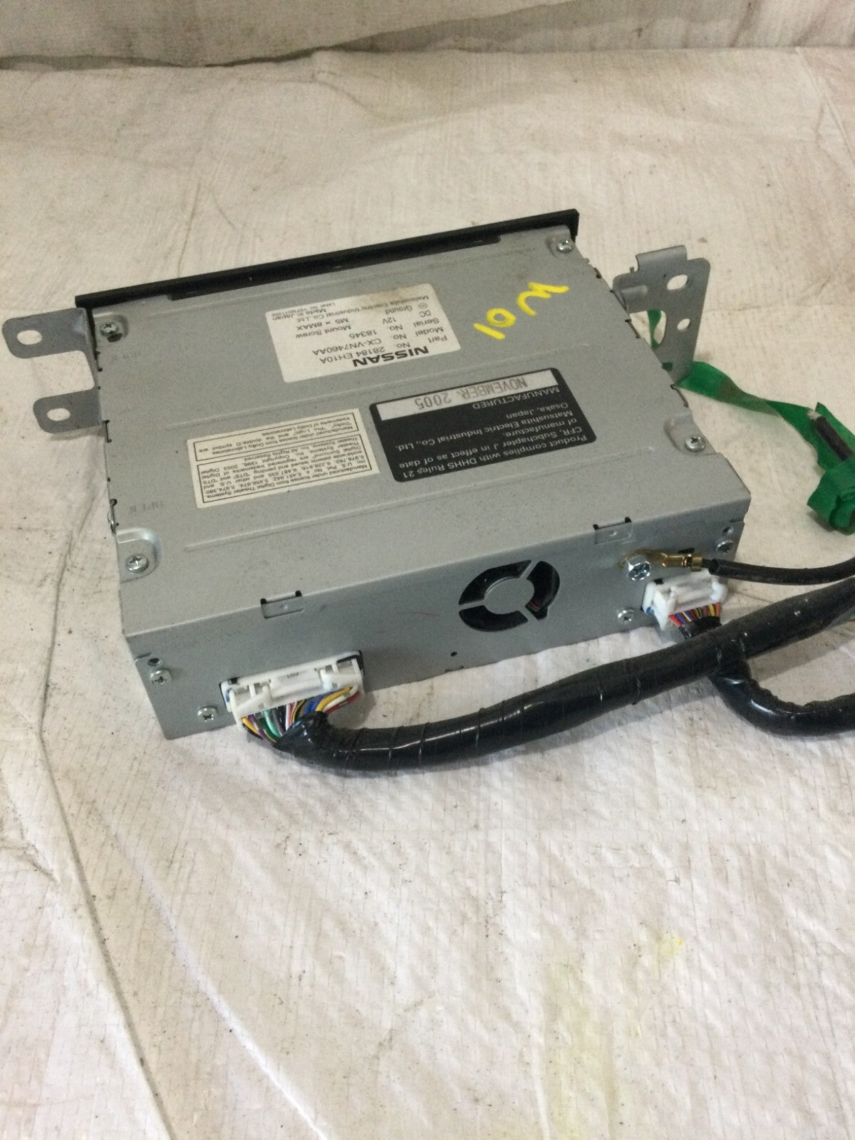 2006-2010 Infiniti M45 Glove Box Mounted Navigation Dvd/Rom Player 28184-EH10A