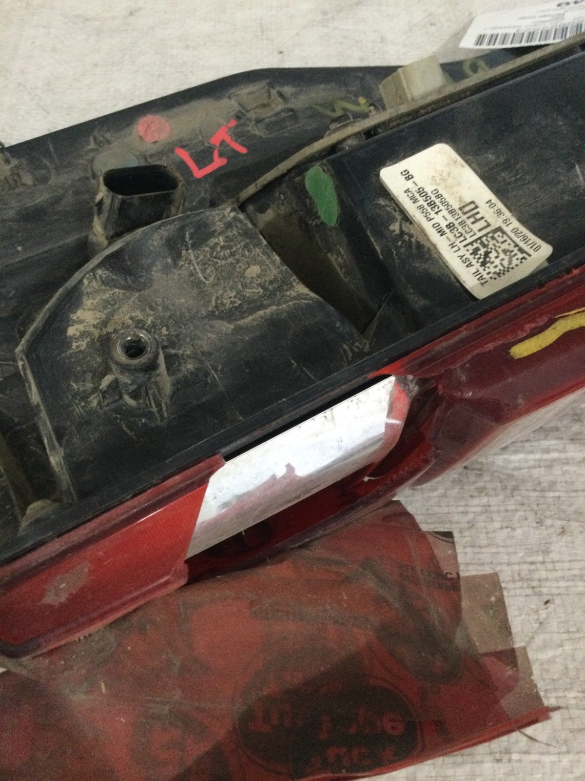 2021 Ford F350 Super Duty Left Drivers Tail Light OEM LC3B-13B505-BG