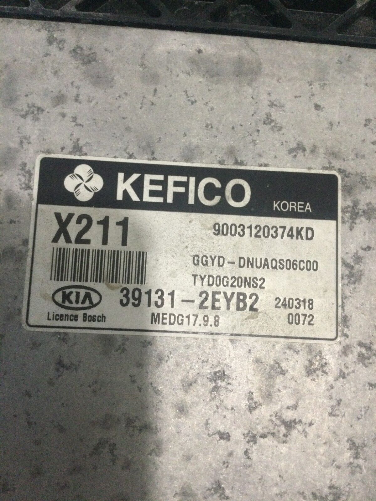 Engine ECM Control Module 2.0L Fits 14 FORTE 39131-2EYB2 391312EYB2