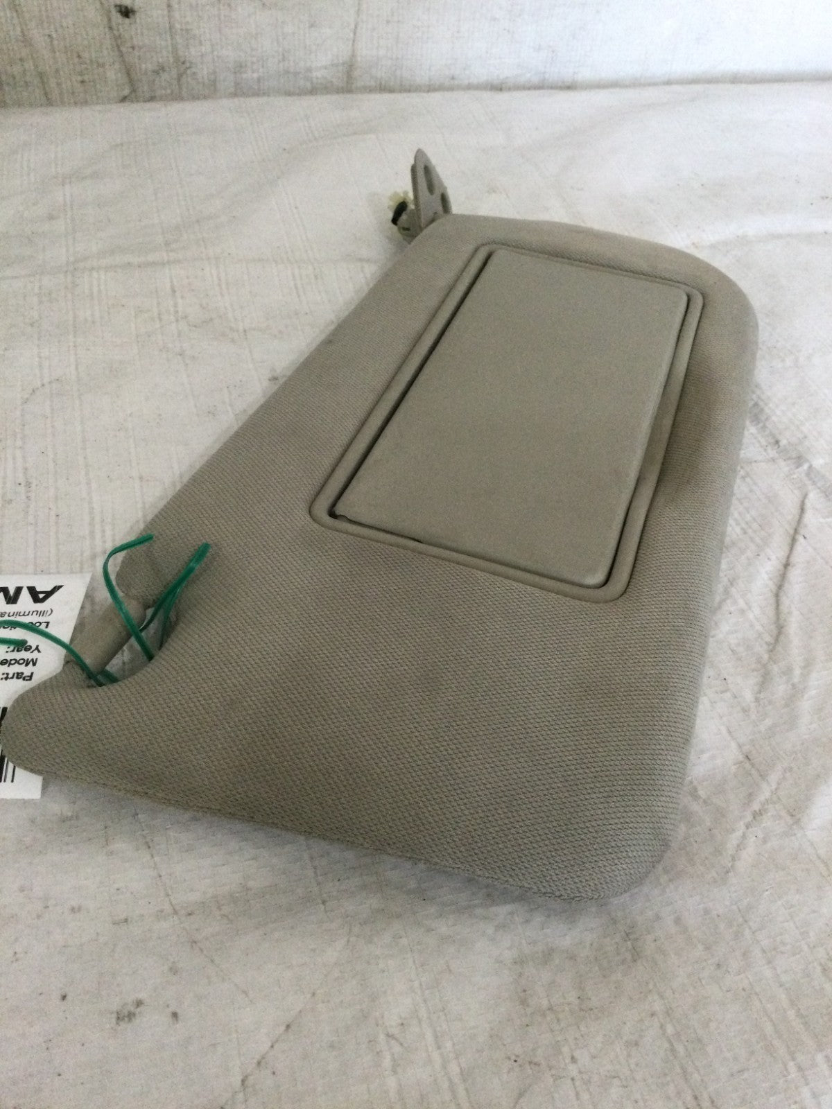 2007 Infiniti G35 Right Passenger Sun Visor OEM