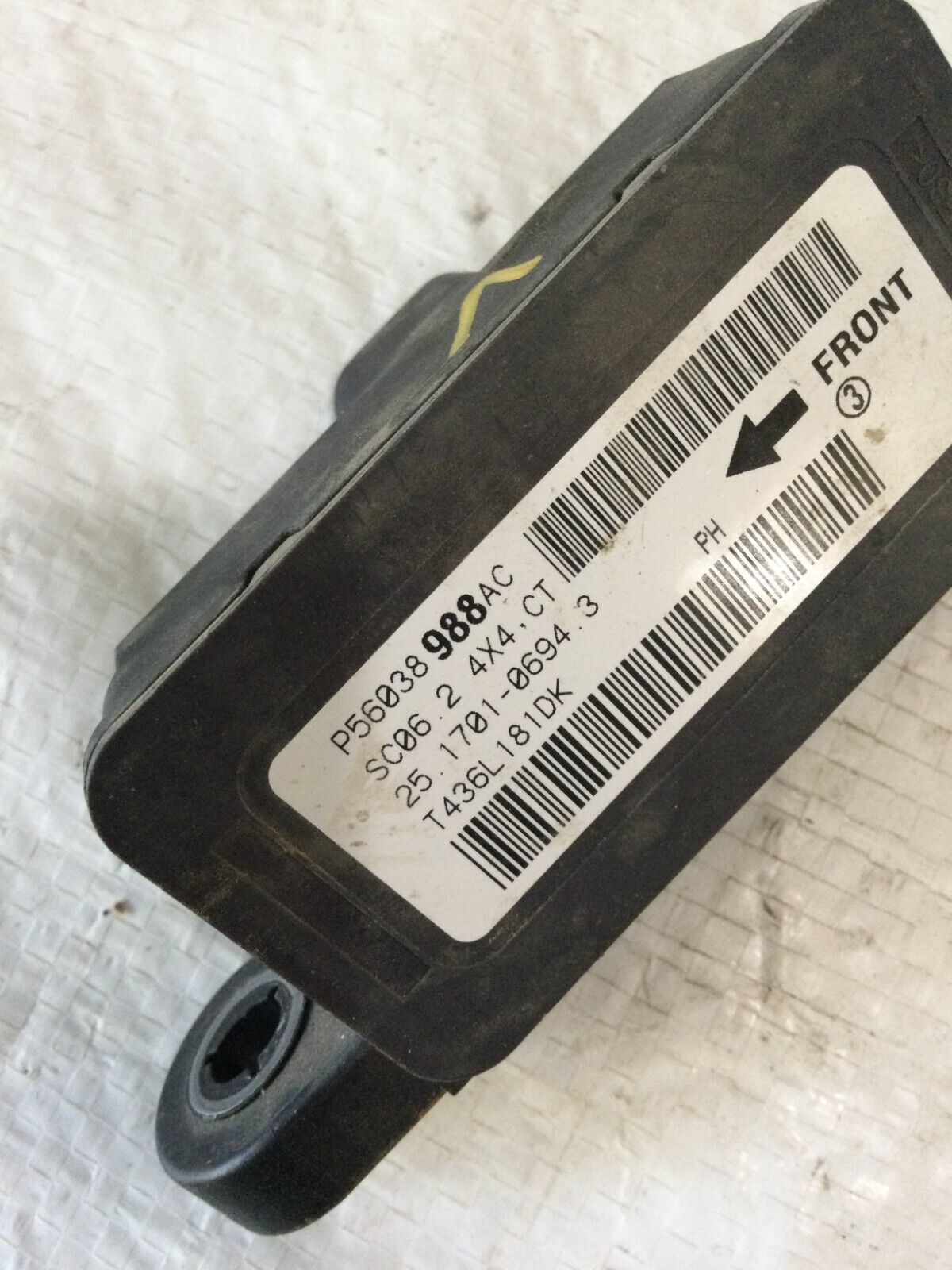 2017 Jeep Wrangler Yaw Rate Sensor  56038988AC OEM