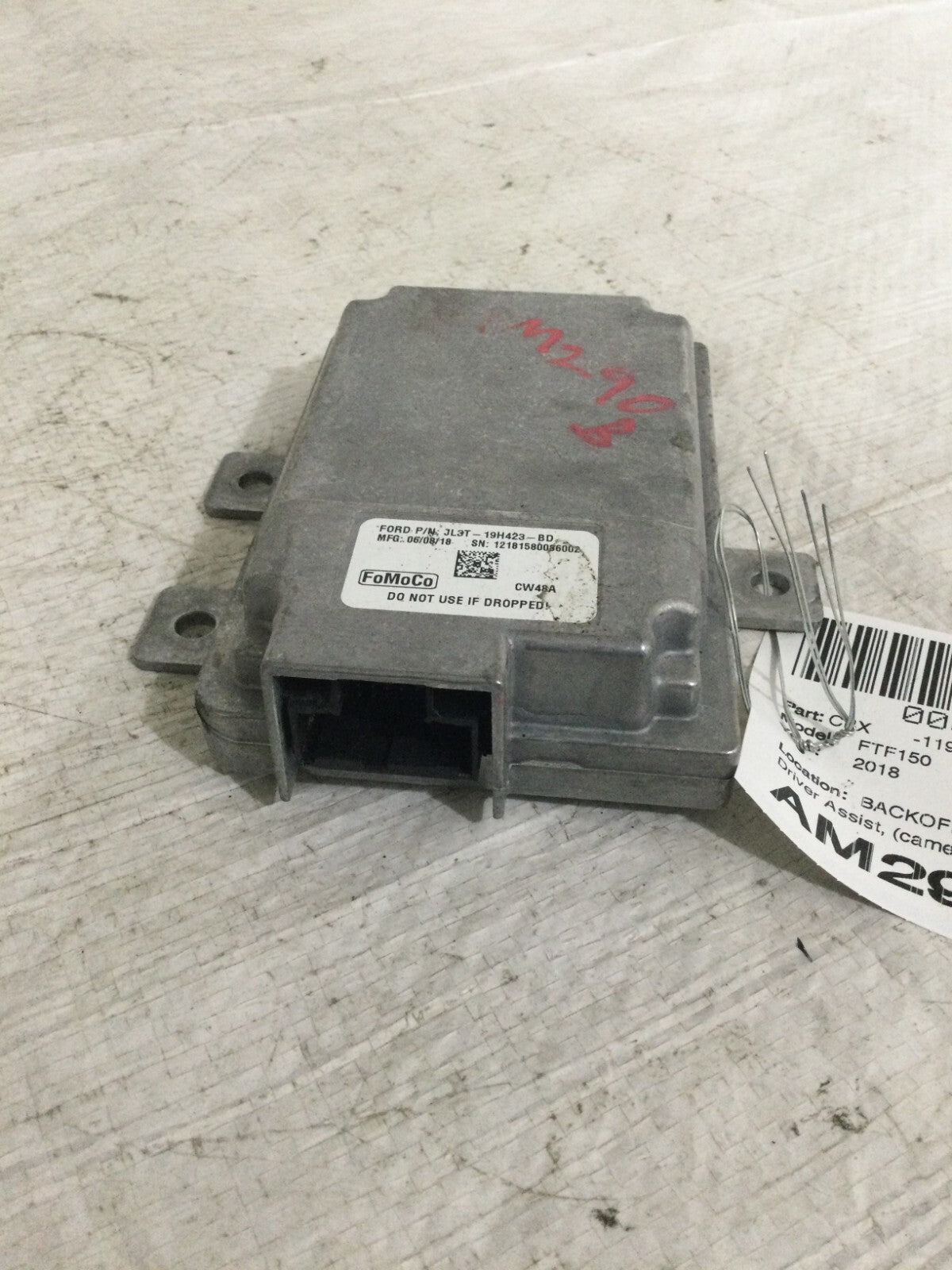 2018 Ford F-150 Camera Control Module JL3T-19H423-BD OEM