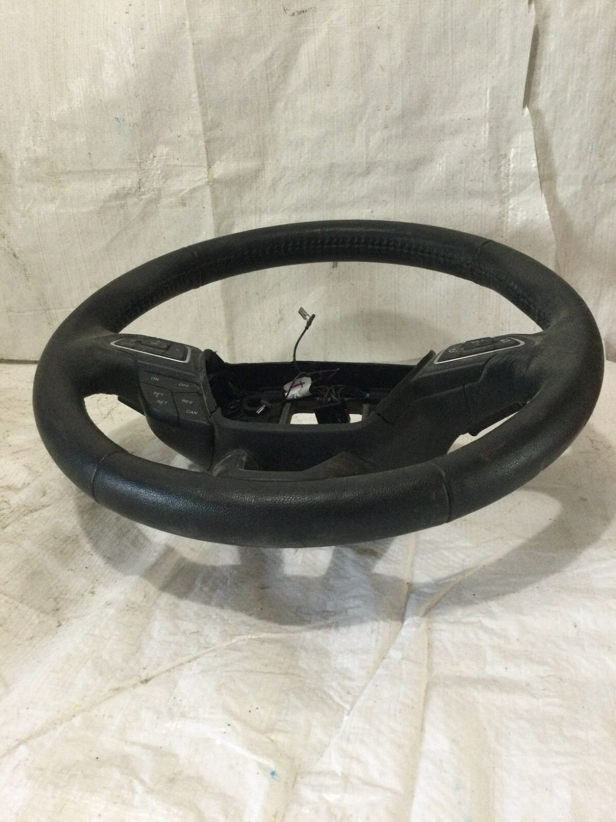 2017-2019 Ford Escape Steering Wheel Black W/ Shiffter Pad OEM
