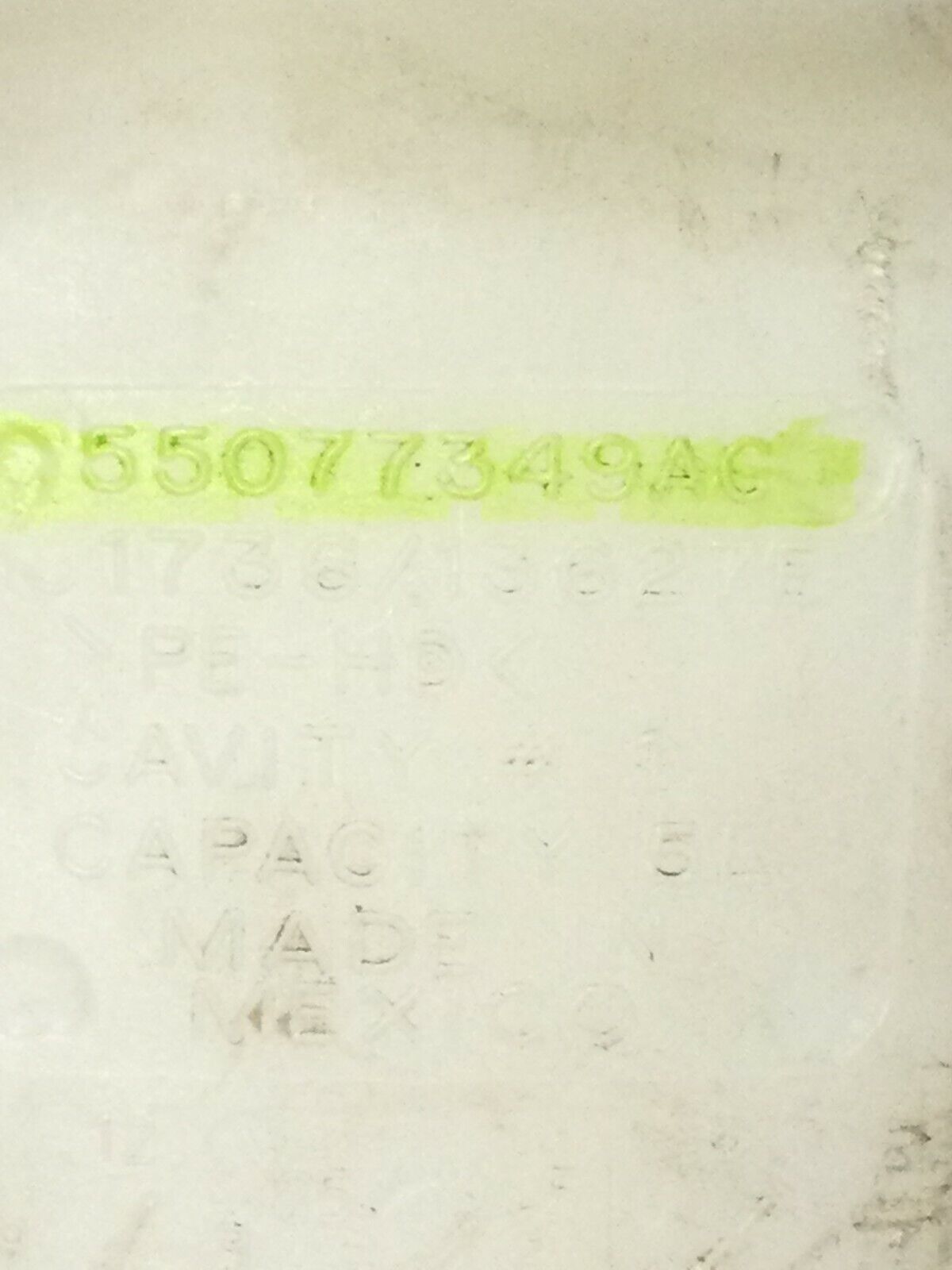 2004 Dodge Ram 2500 3500 5.7L Windshield Washer Fluid Reservoir Tank 55077349AC