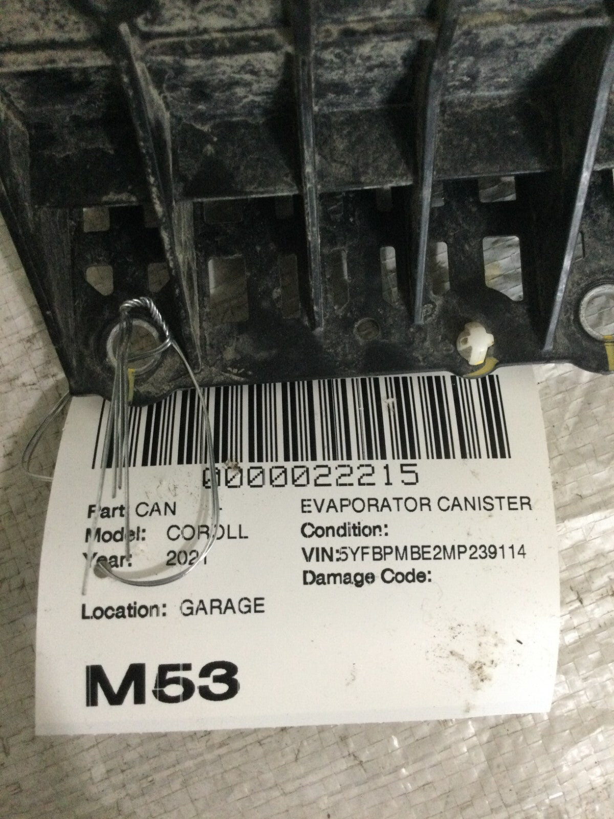 2021 Toyota Corolla Evaporator Canister OEM