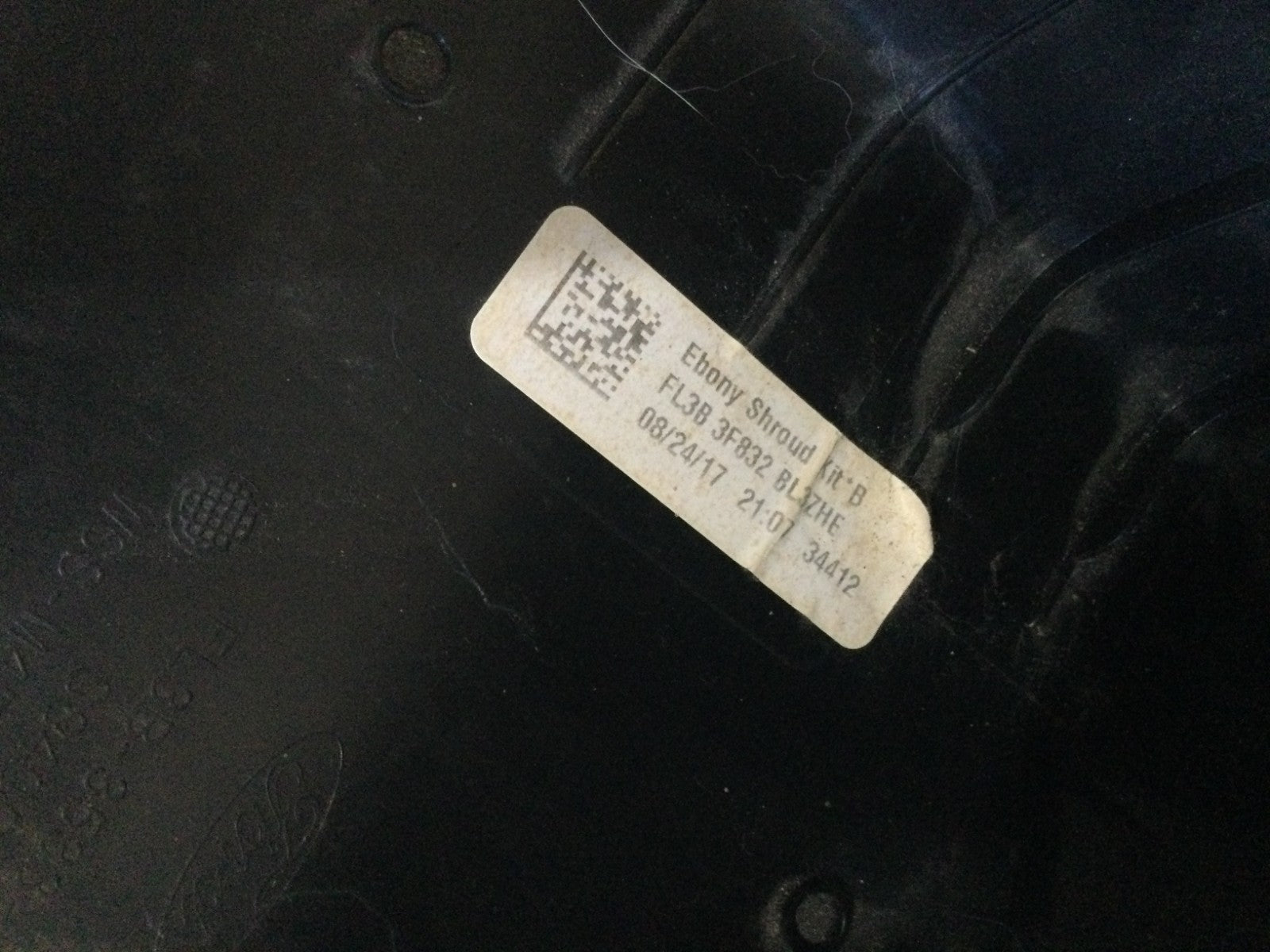 2018 Ford F150 F-150 5.0L Steering Column Bezel OEM FL3B 3F832 BL3ZHE