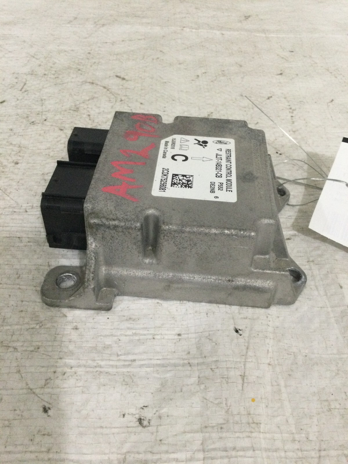 2018 Ford F-150 SRS Control Module JL3T-14B321-CB OEM