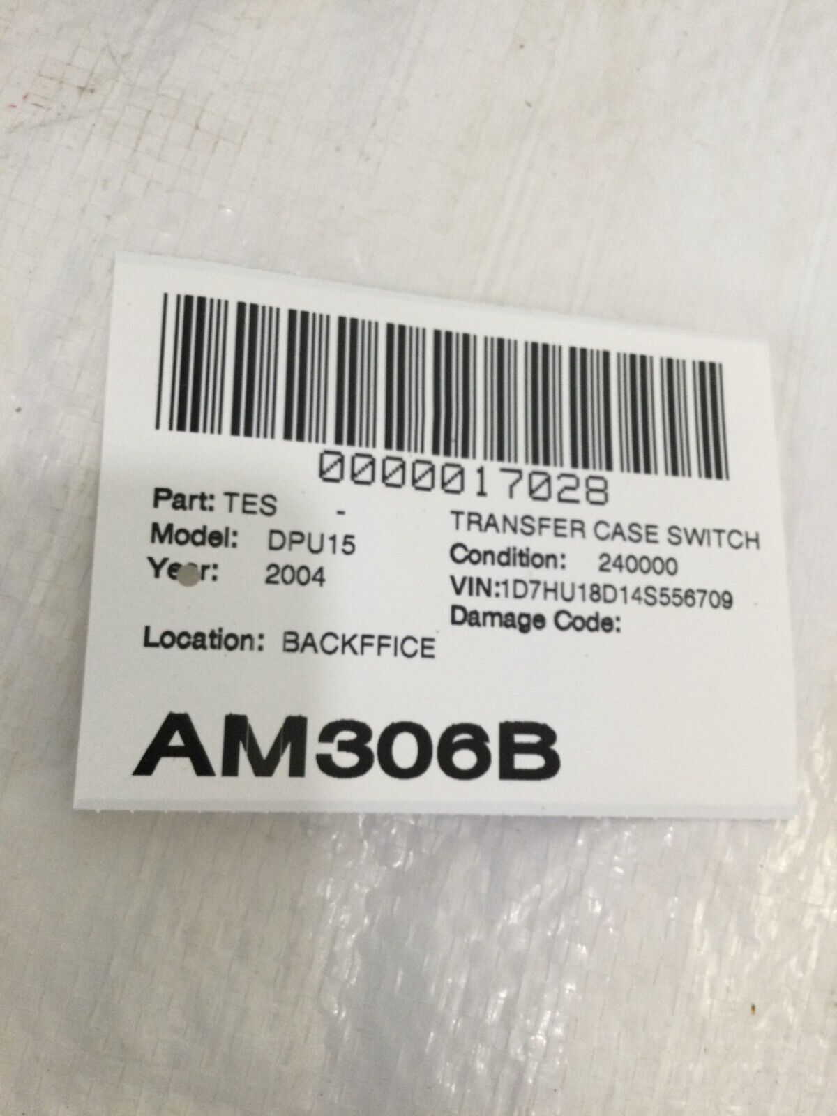 2004 Dodge Ram 1500 Dark Slate Left Driver Air Vent W/Headlight Cargo Switch OEM