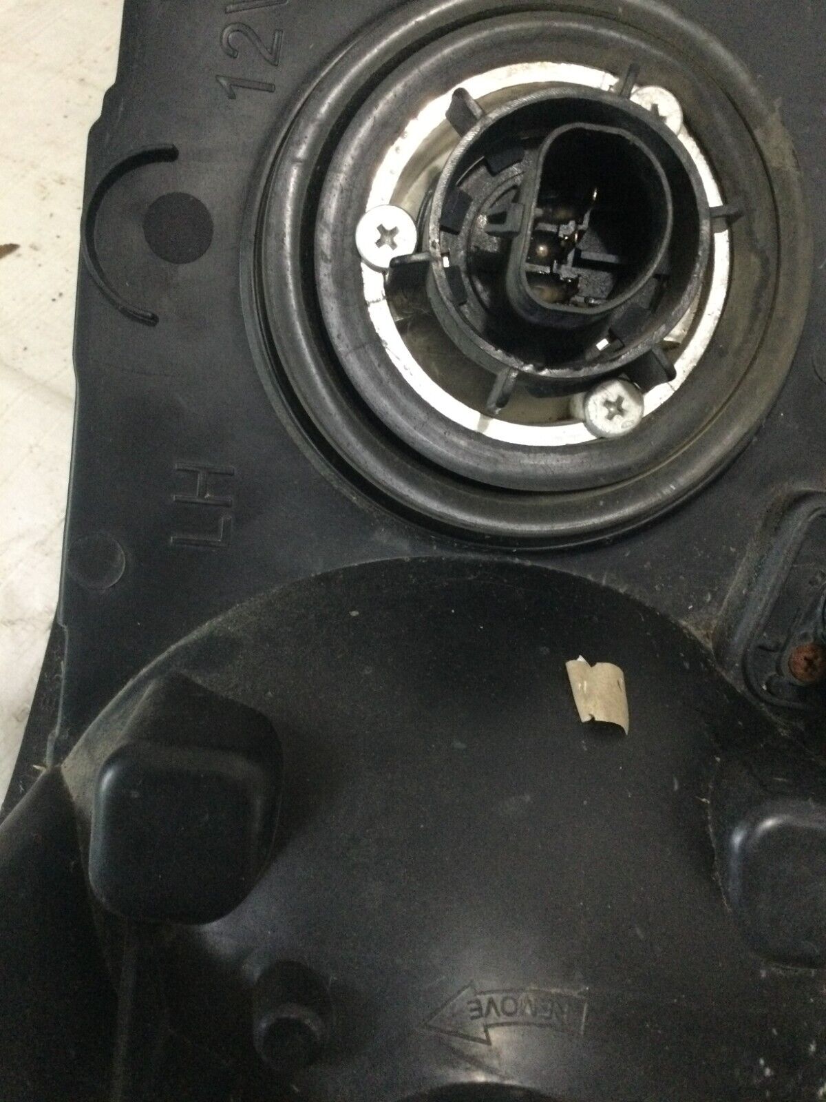 2004 Dodge Ram 1500 Black Headlight Left Driver Side OEM ( DAMAGE TAB )