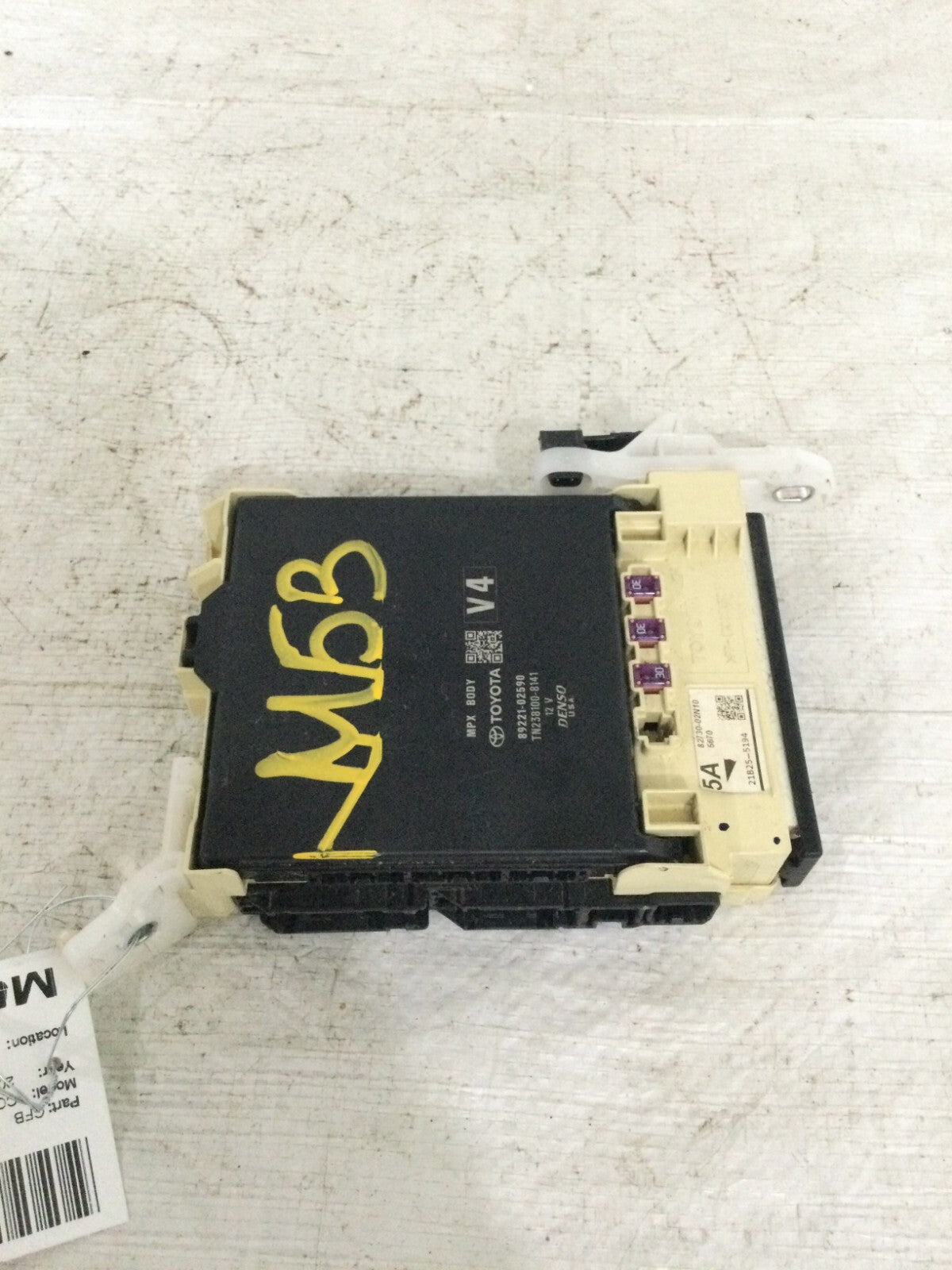 2021 Toyota Corolla Multi Network Control Module OEM 89221-02590