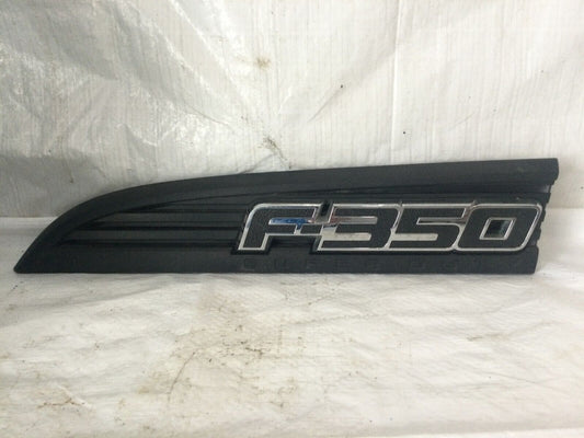 2011-2016 Ford F350 F-350SD Super Duty Left Driver Fender Emblem OEM