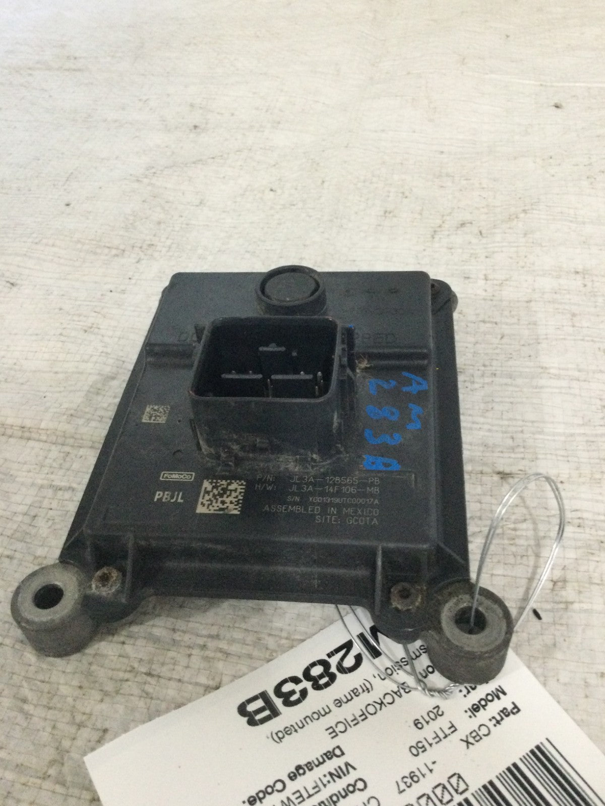 2019-2020 Ford F150 3.5L Transmission Control Module OEM JL3A-12B565-PB