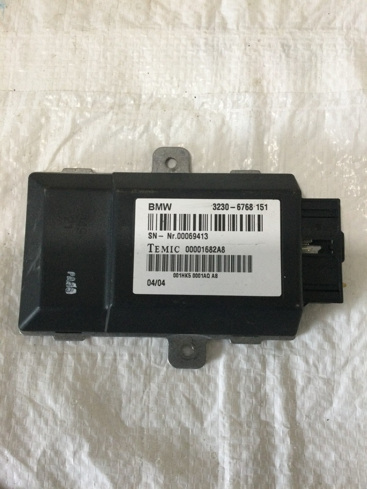 2004 BMW 745I Steering Column Control Module 6768151 OEM