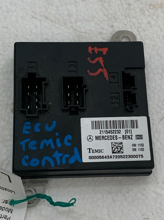 2003-2009 Mercedes Benz E-Class E320 E500 W211 Body Control Module 2115452232 OE