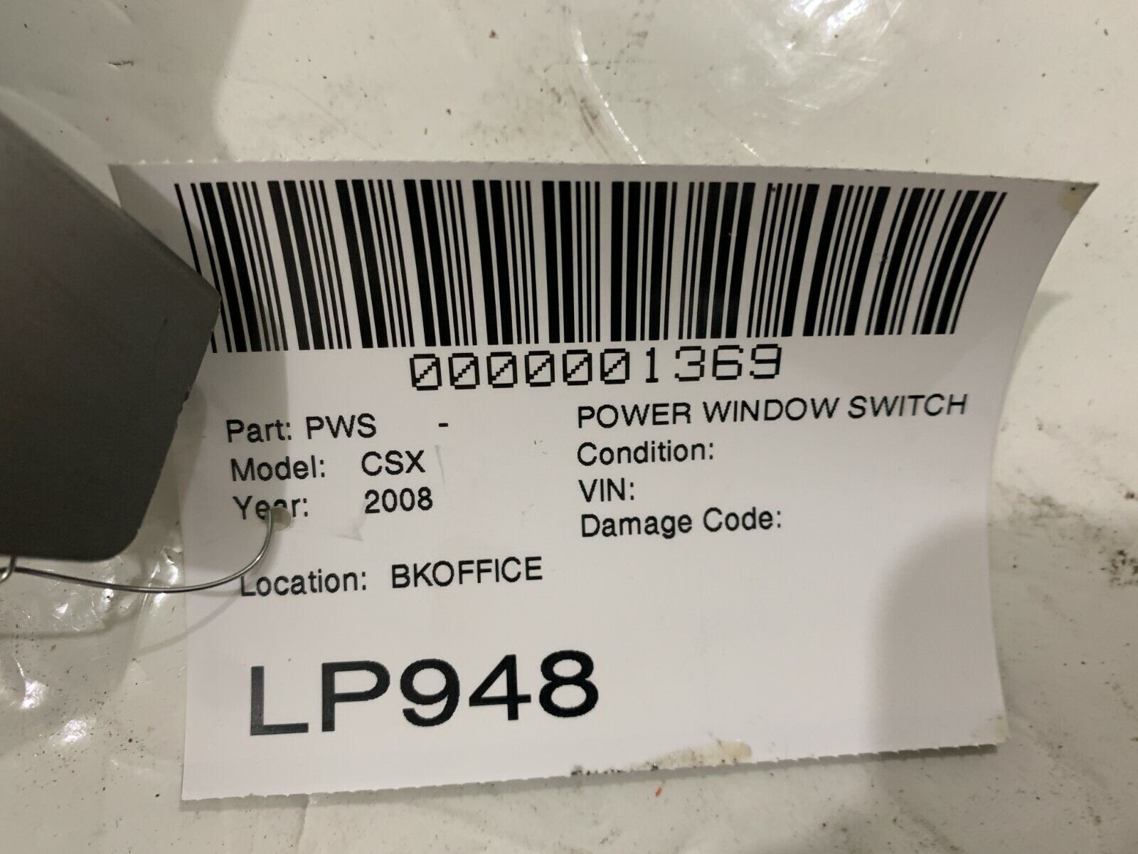 2006-2011 Acura CSX Front Left Master Power Window Switch OEM