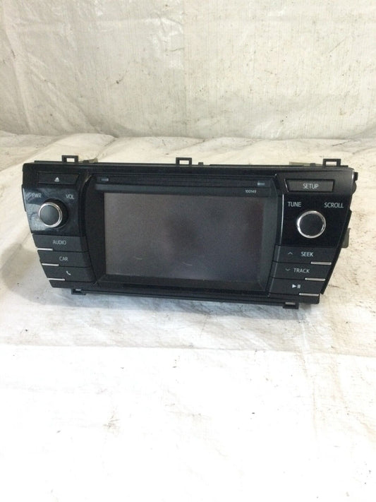 2014-2016 Toyota Corolla Display & Receiver 86140-02050 OEM (SCREEN NOT WORKING)