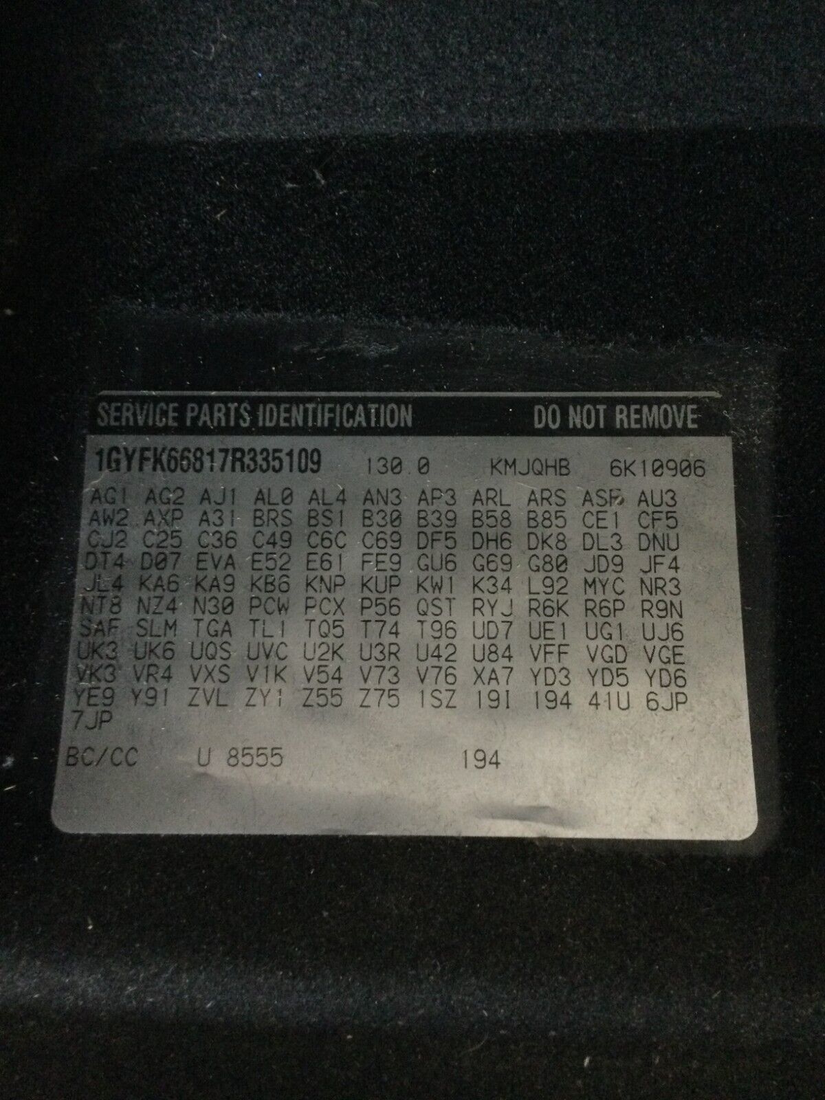 2007-2008 Cadillac Escalade ESV Glove Box Assembly OEM