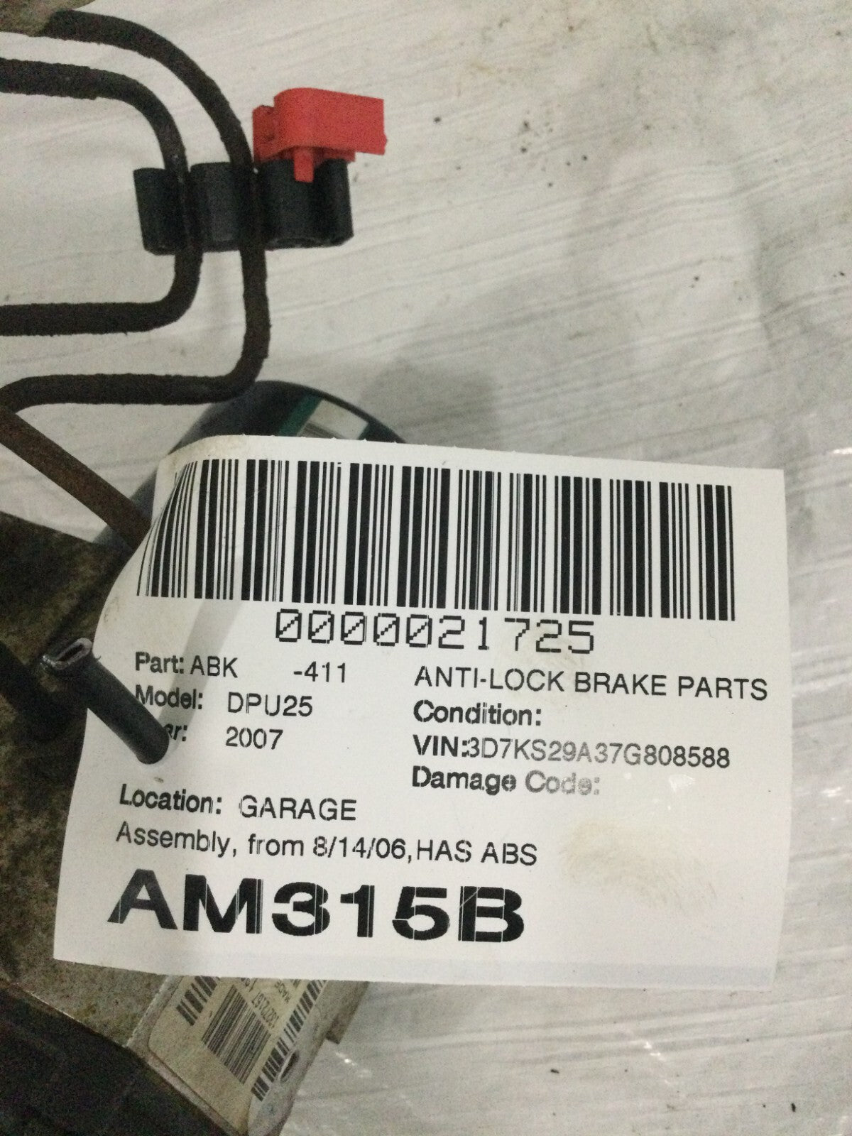 2007 Dodge Ram 2500 ABS Anti-Lock Brake Pump Module Assembly OEM
