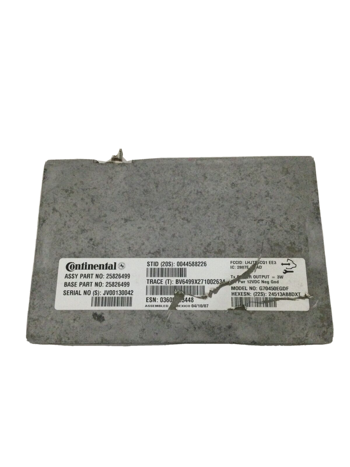 2007 GMC Sierra 2500HD Onstar Communication Module 25826499 OEM