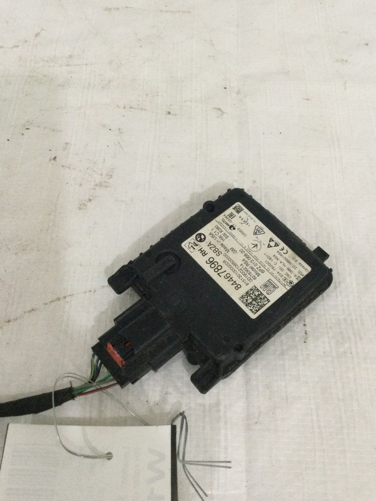 2019 Buick Encore Passenger Right Rear Blind Spot Module OEM 84467896