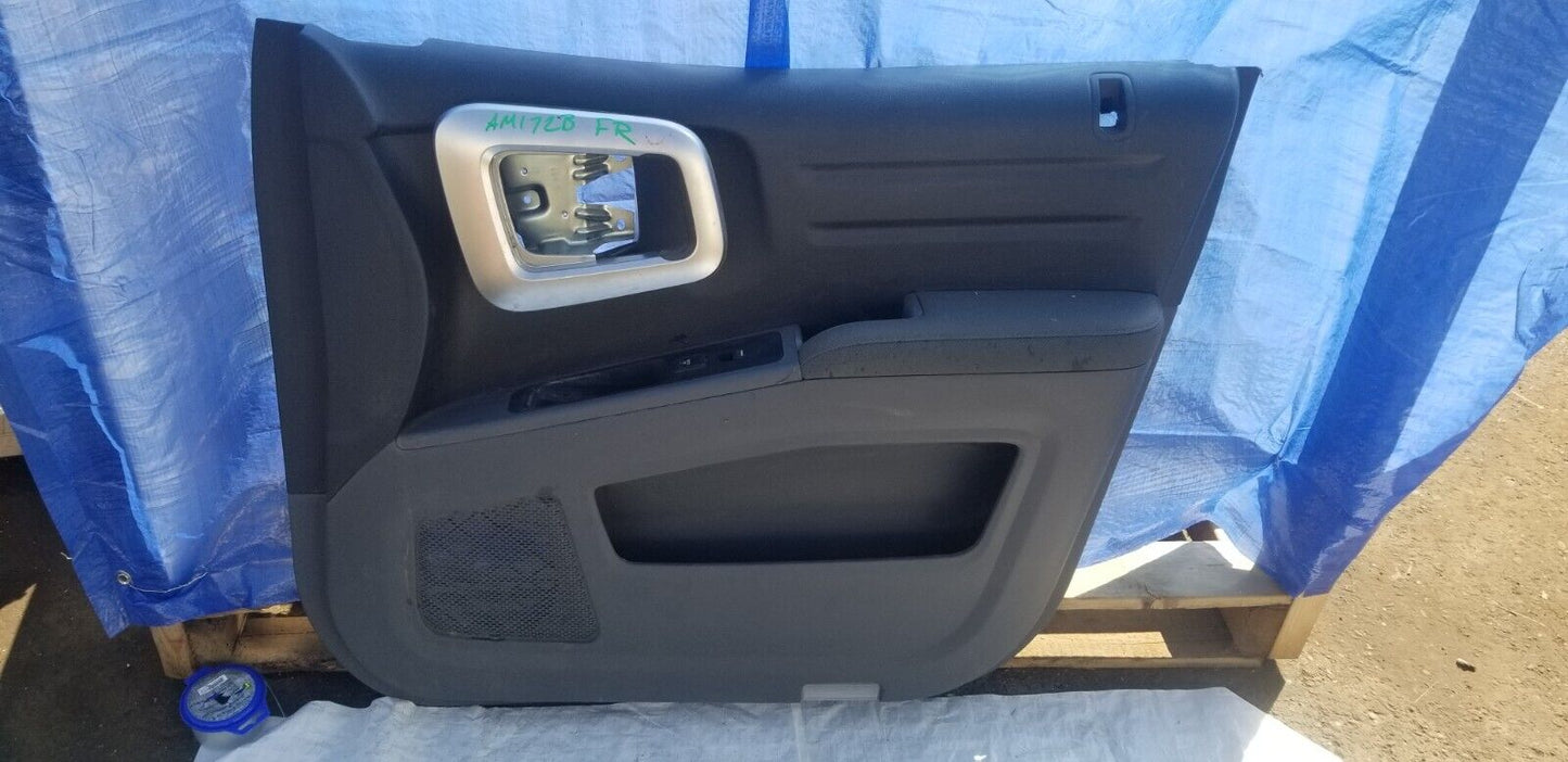 2006-2008 Honda Ridgeline Front Right Door Trim Panel W/ Window Switch OEM