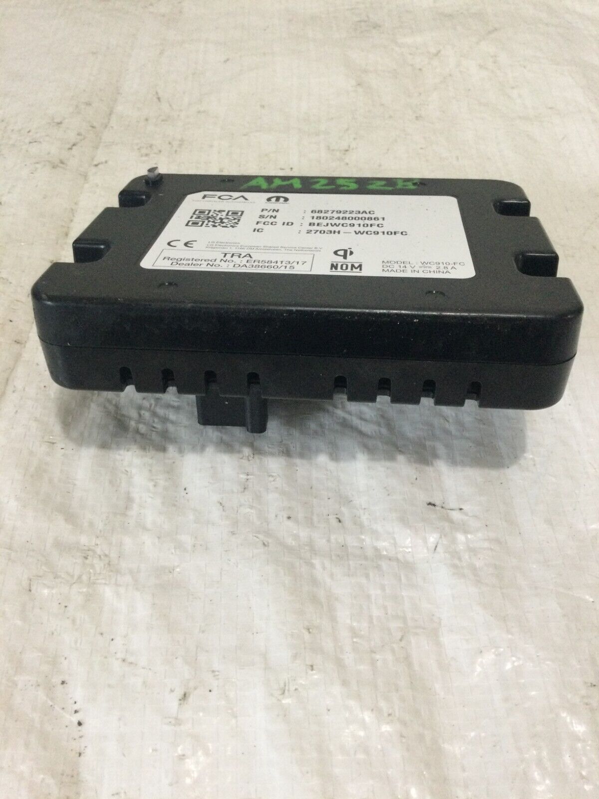 2019-2020 Dodge Ram Wireless Charger Device Module 68279223AC OE
