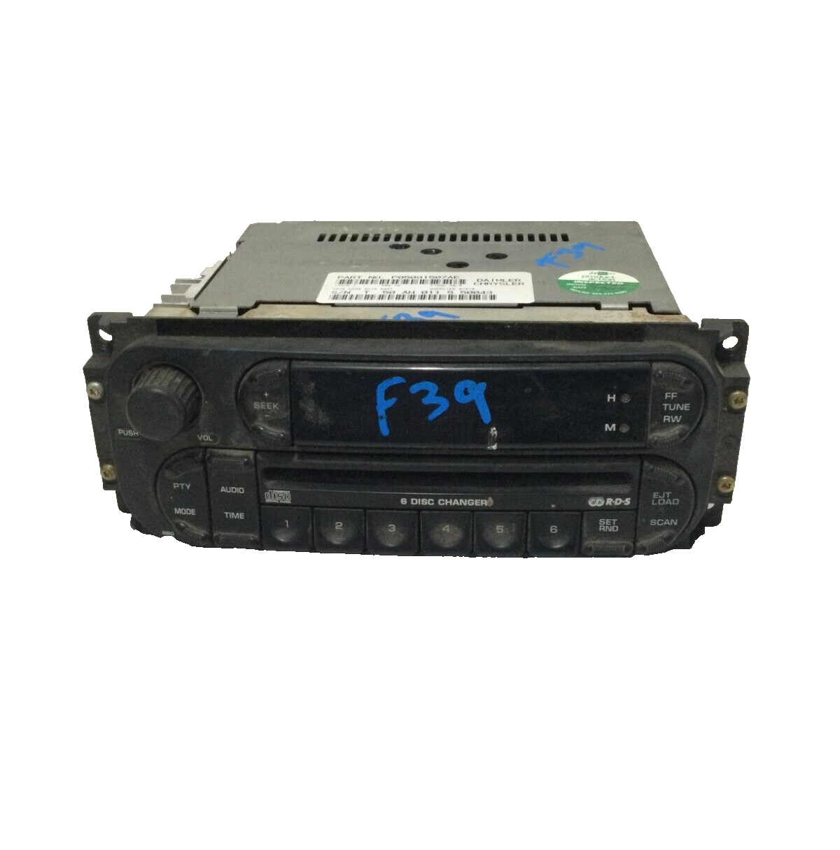 2003 Dodge Ram 2500 AM FM Radio Stereo CD Player P05091507AE OEM
