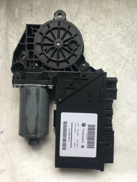 2007 Volkswagen Touareg Door Window Regulator Motor Rear Left 7L0959795A OEM