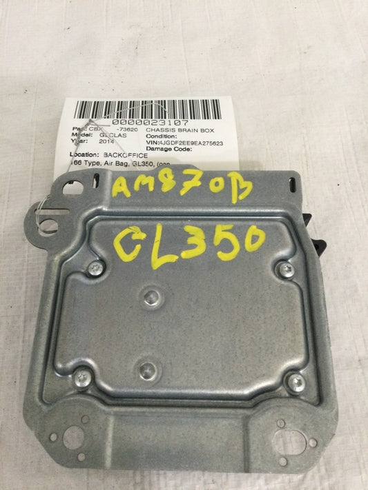 2014 Mercedes Benz GL350 3.0L Restraint Control Module OEM A1669001609