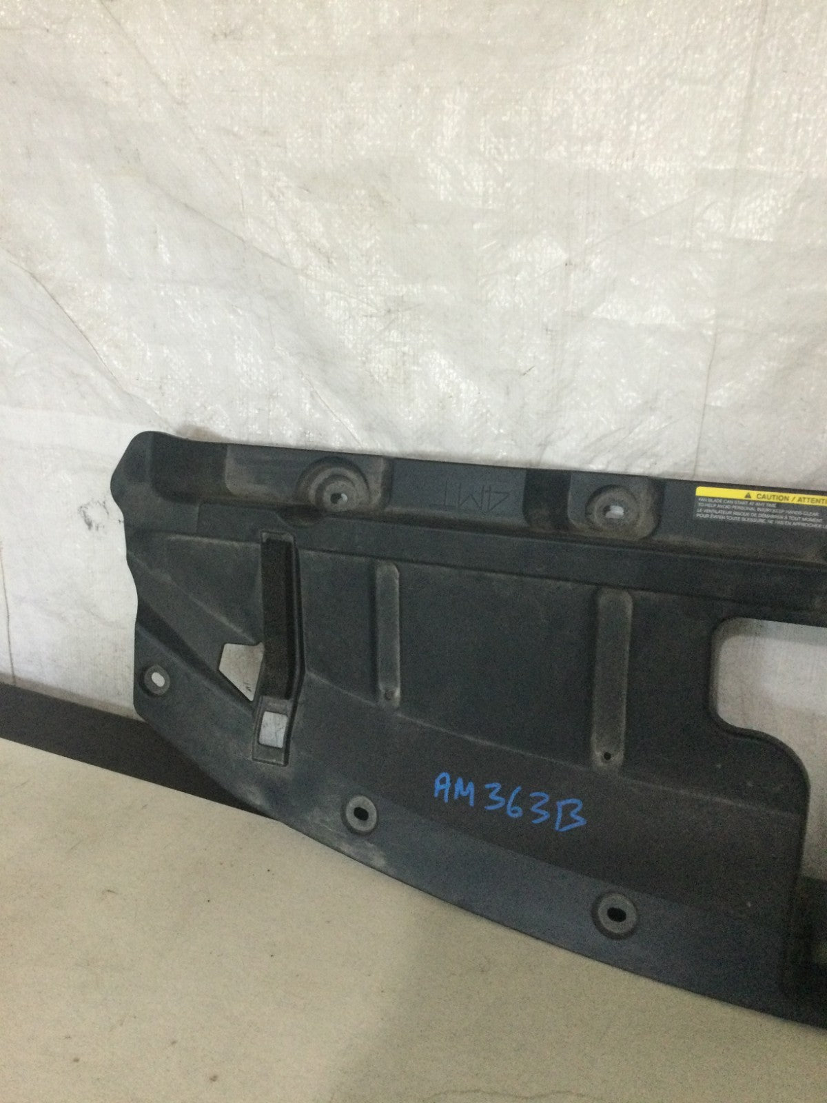 2024 Nissan Rogue 1.5L Radiator Support Cover OEM