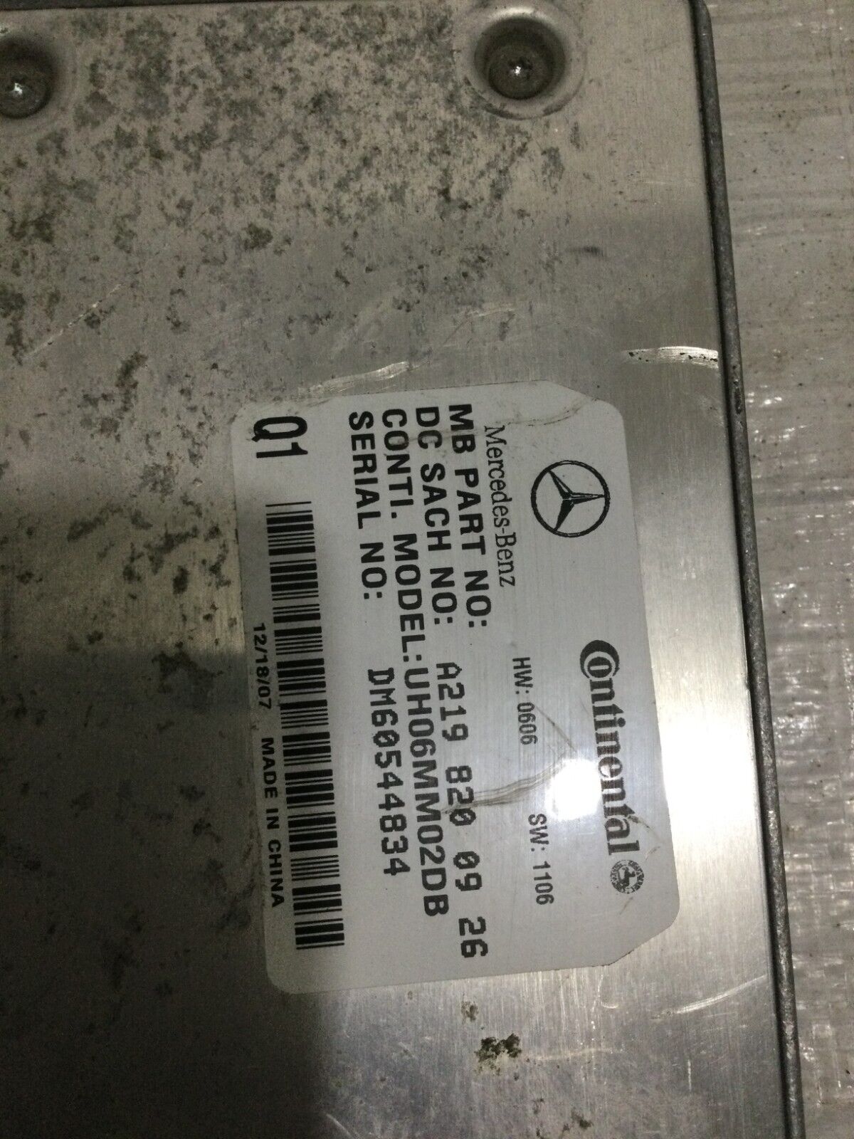 2005 Mercedes-Benz E-Class  Communication Control Module OEM