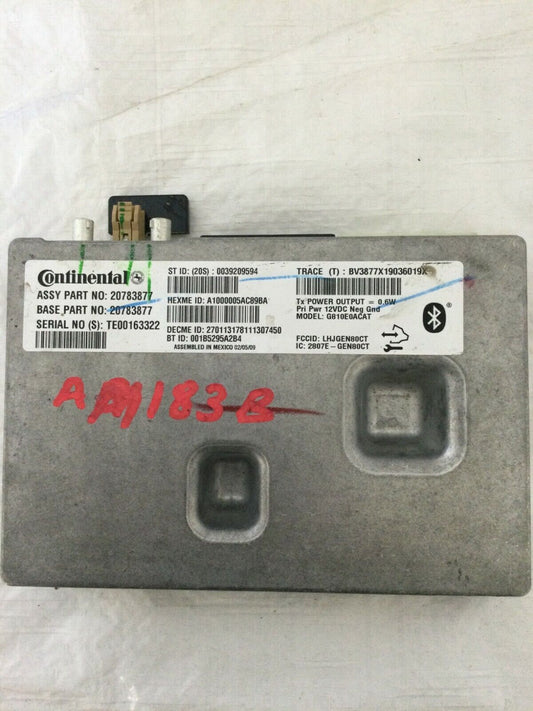 2009 Chevrolet Silverado 1500 Satellite Communication Module 20783877 OEM 