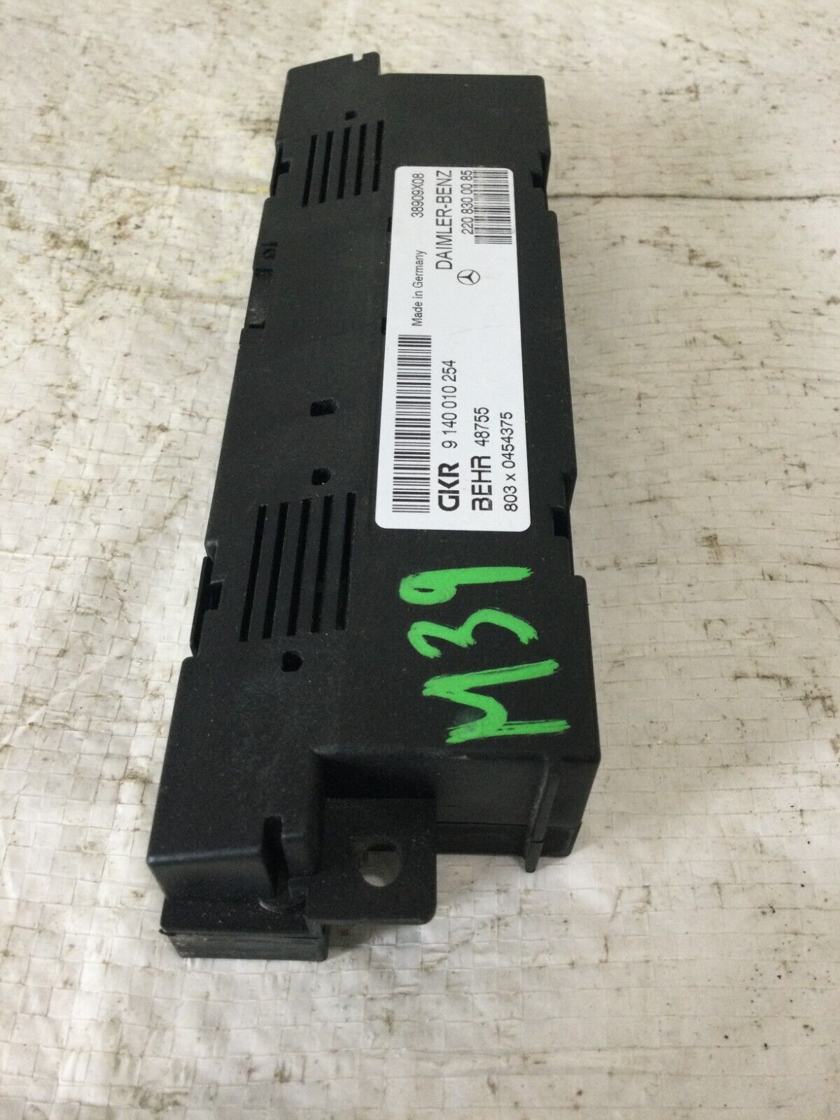 2004 Mercedes Benz S430 Air Heater Climate Control Unit OEM  2208300085