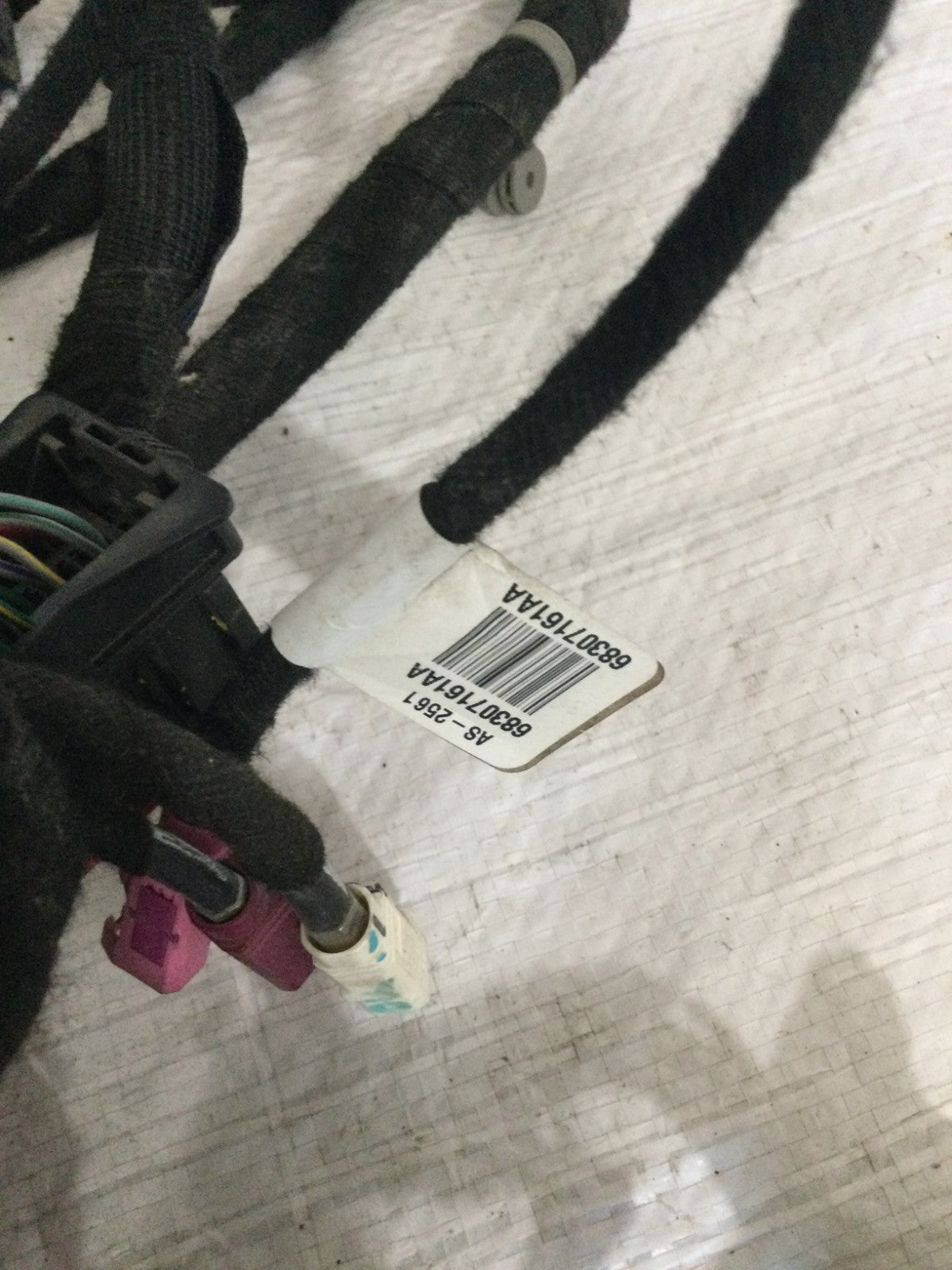 2019 Jeep Compass Instrument Panel Wiring OEM 68383810AC