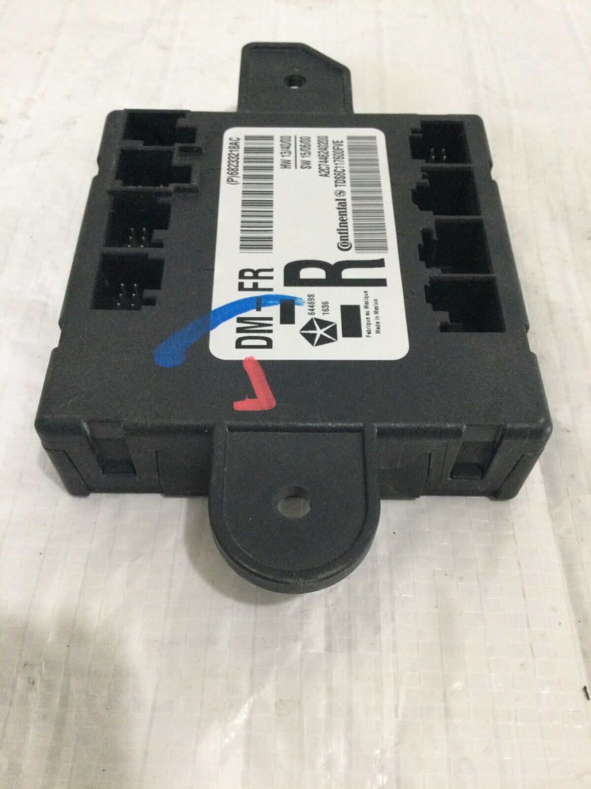 2016-2017 RAM 2500 3500 Front Right Door Control Module 6.7L Diesel 68233218AC
