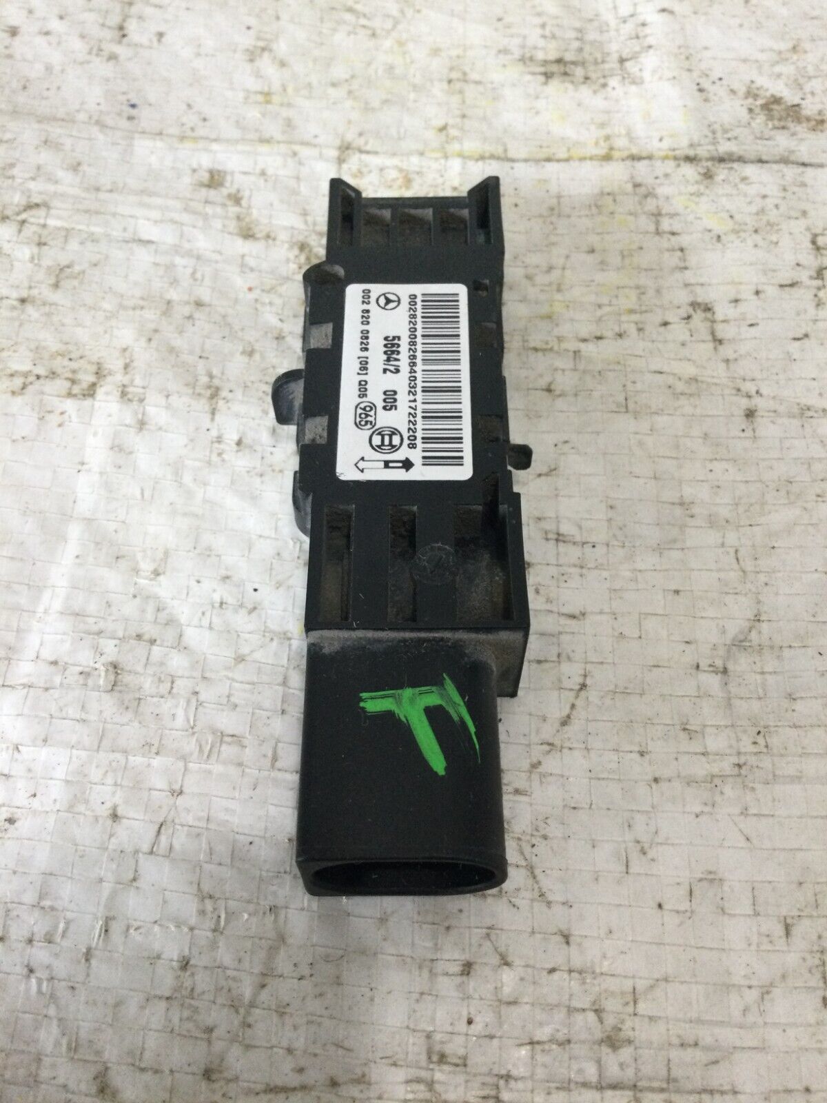 2004 Mercedes Benz S430 Left Front Crash Impact Sensor Module 0028200826 OEM