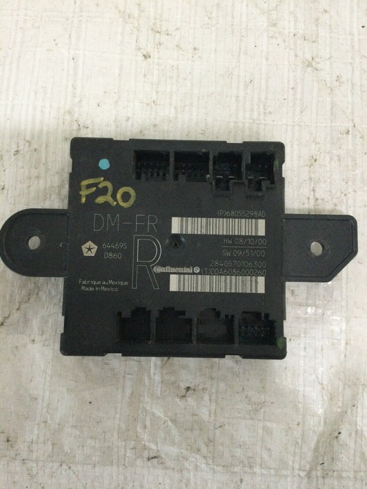 2010 Dodge Ram 2500 Front Right  Door Mopar  Module 68055298AD OEM