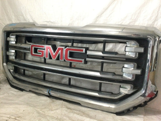 2016 2017 2018  GMC Sierra 1500 Front Chrome Grille ( DAMAGED)OEM