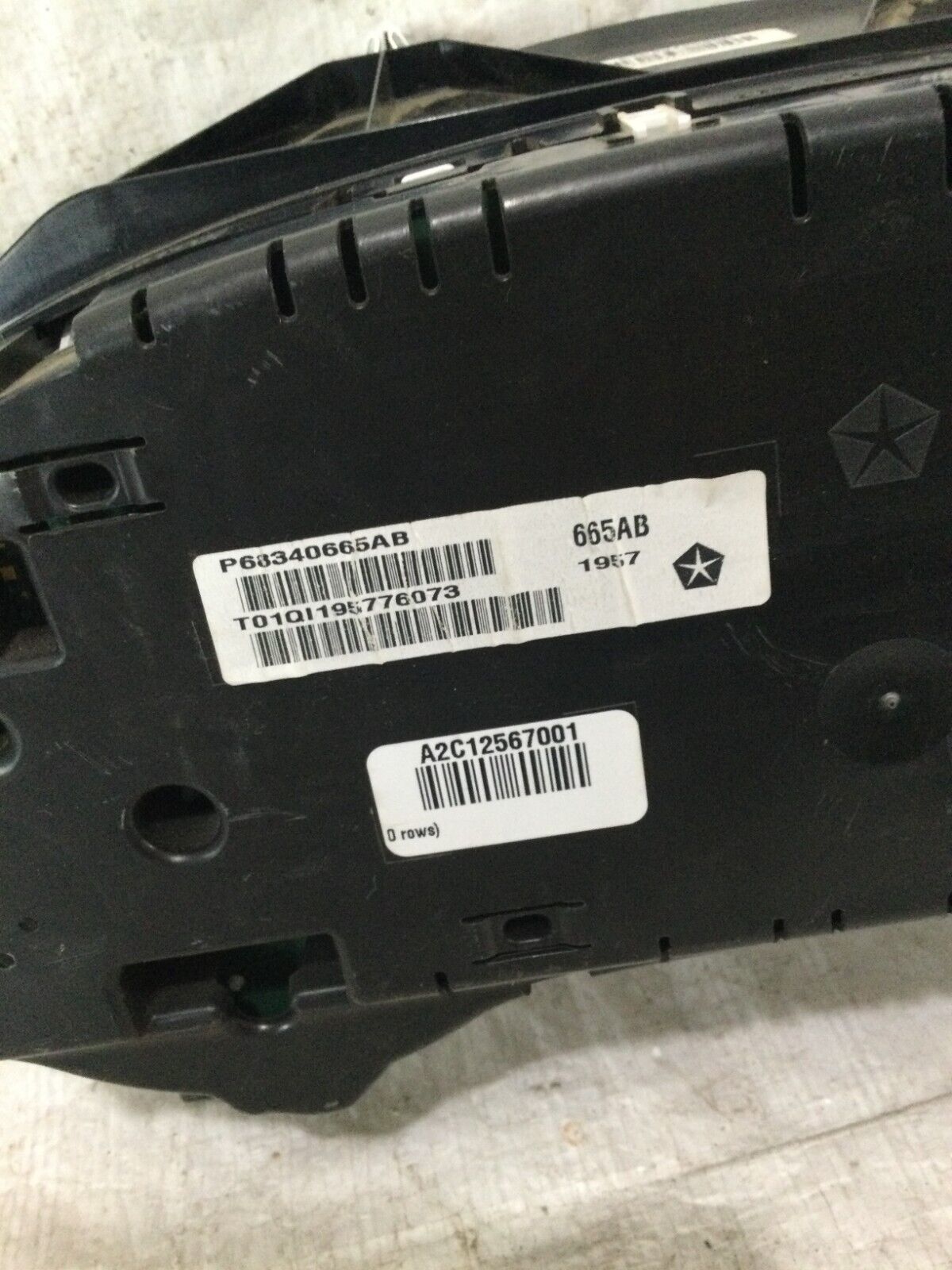 2018 Dodge Ram 1500 KPH Speedometer Head Cluster 68340665AB OEM