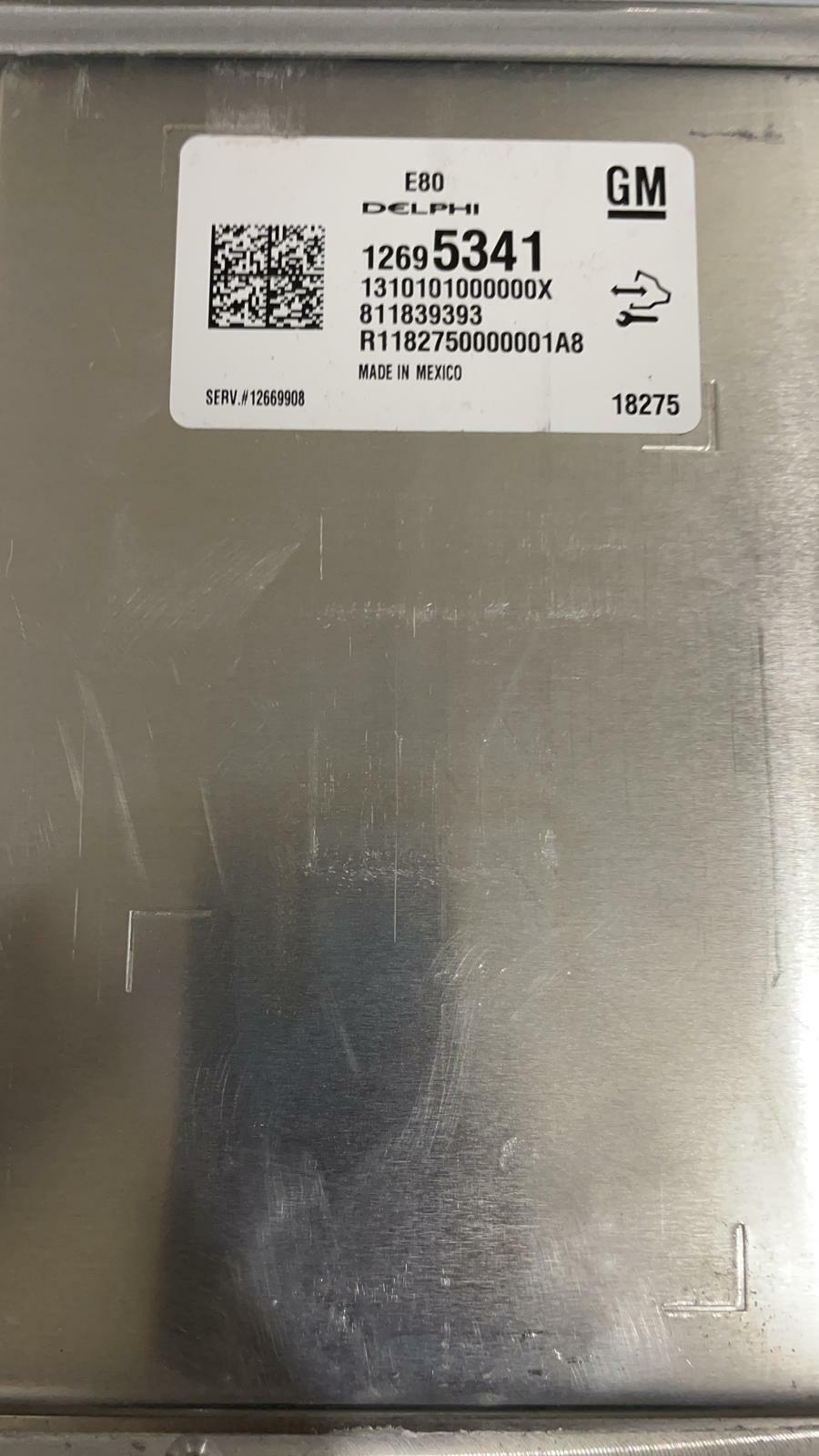 2018-2019 Buick Regal Sport Engine Computer Control Module ECU ECM  12695341 OEM