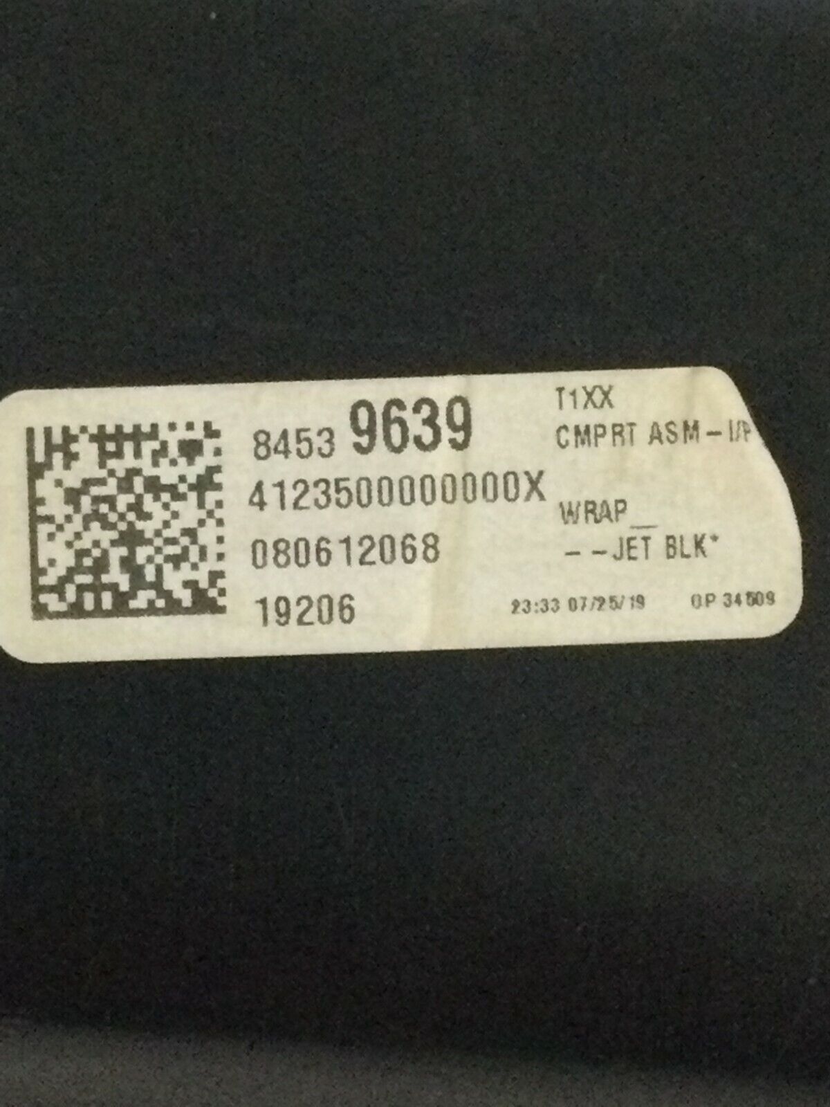 2019 GMC Sierra 1500 Dashboard Glove Box OEM 84539639 OEM Black