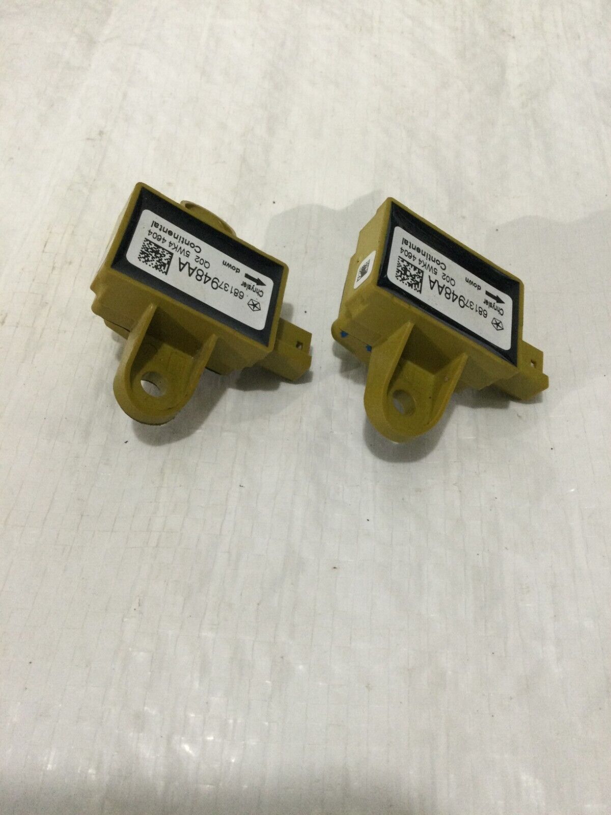 2020 Dodge Grand Caravan Crash Impact Sensor Pair OEM 68137948AA 68137948AA