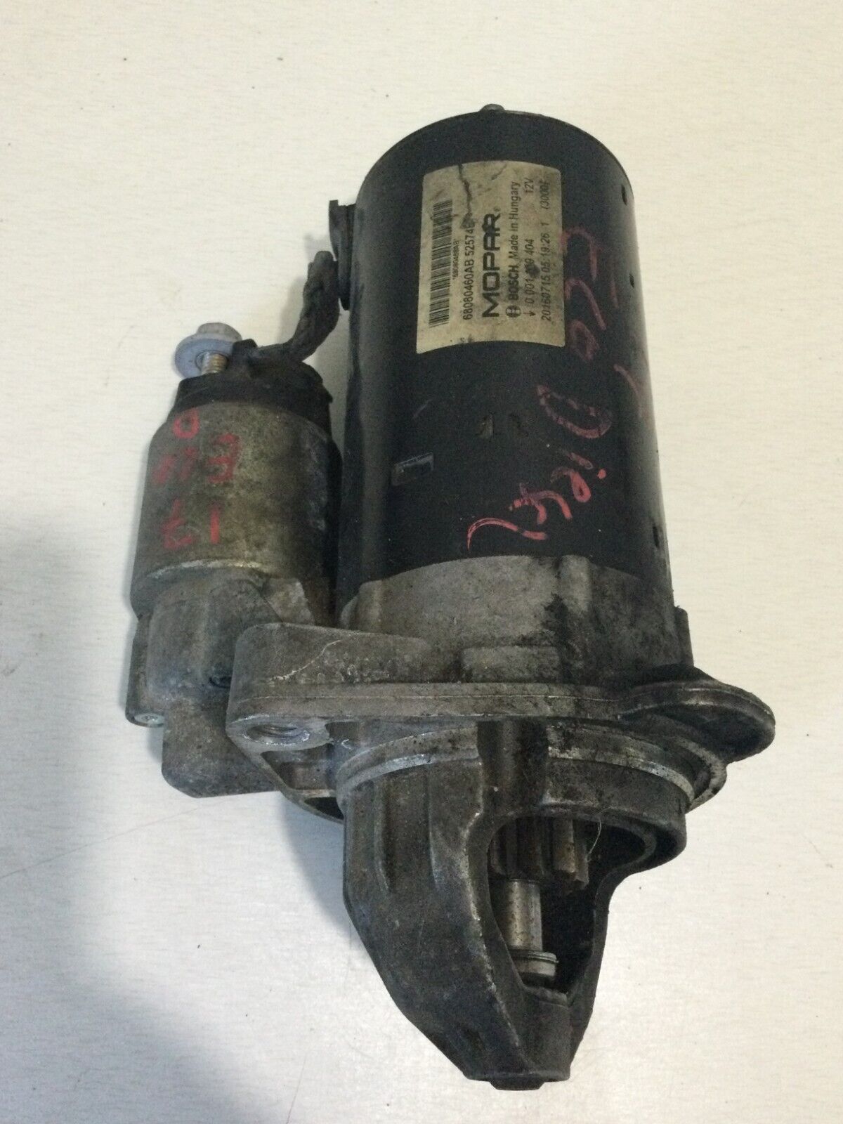 2017 Dodge Ram 1500 Engine Starter Motor OEM  3.0L 68080460AB
