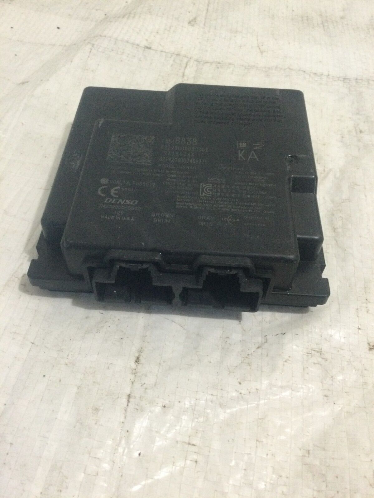 2019 GMC Sierra 1500 Keyless Entry Control Module OEM 13518838