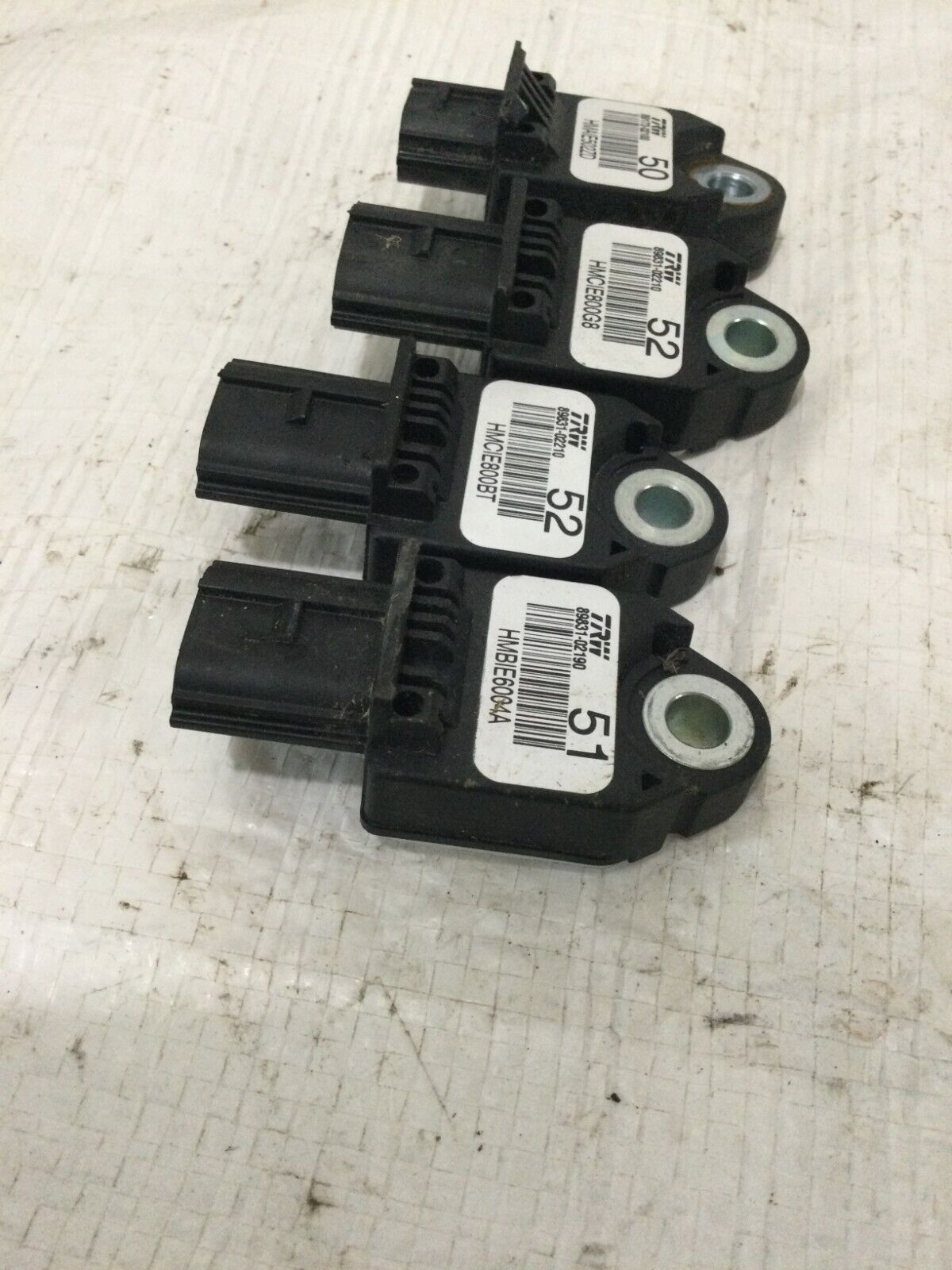 2018 Toyota Corolla Front Left Crash Sensor Module 89173-02100 OEM Set of 4