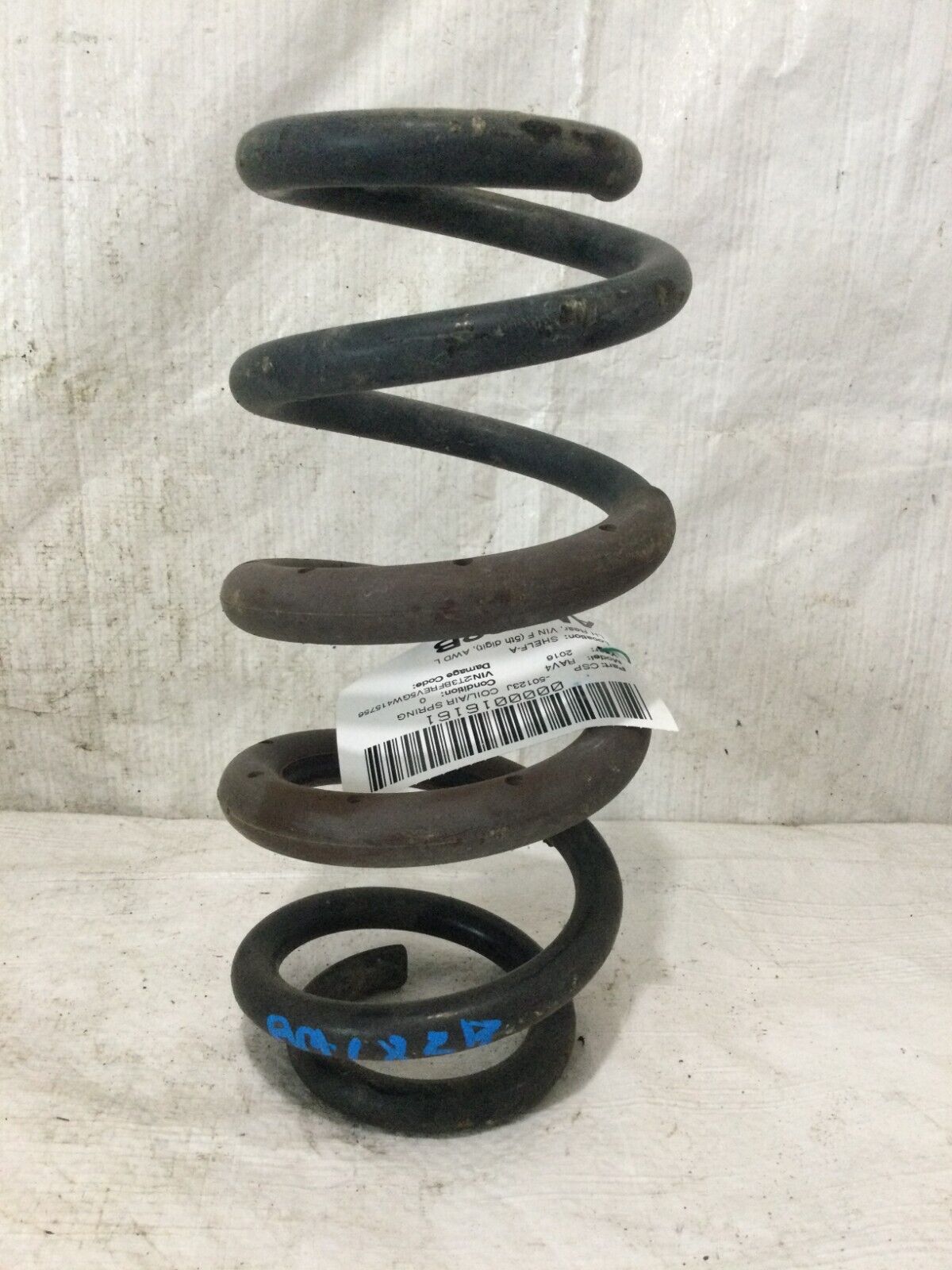 2016 Toyota RAV4   Rear Left Suspension Coil Spring OEM